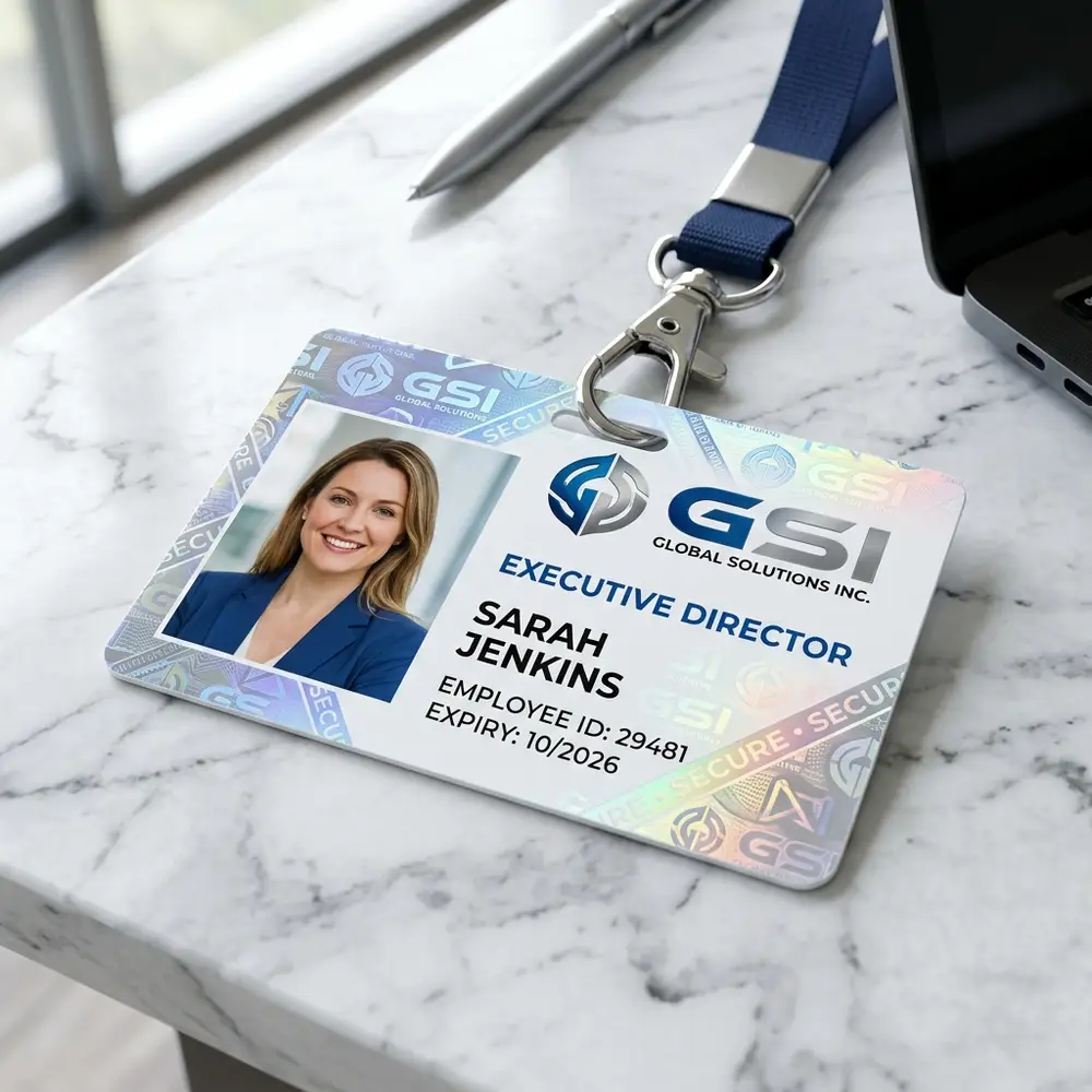 A PVC ID card
